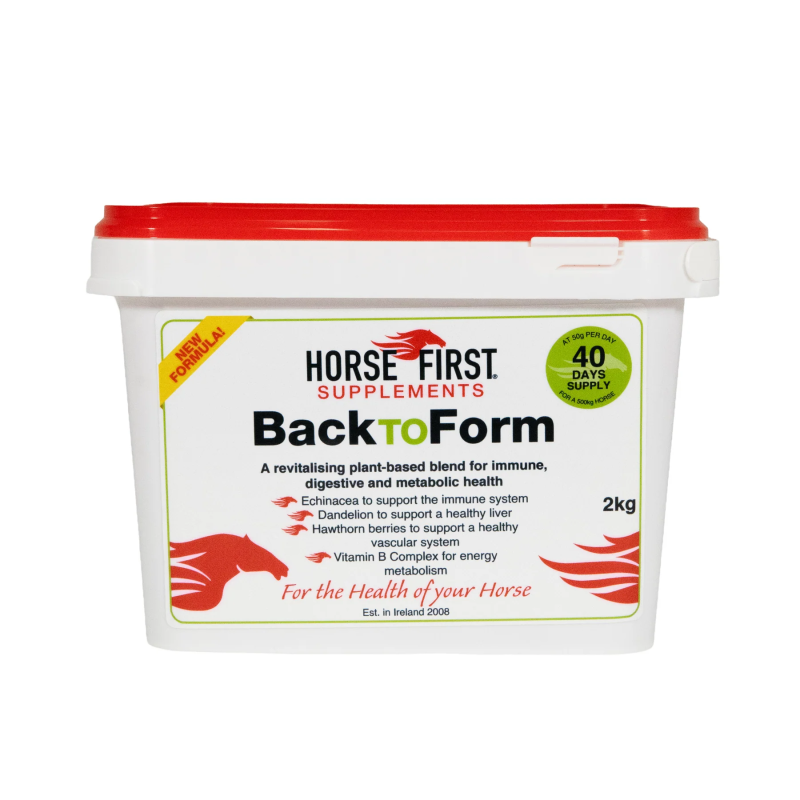Rychlá regenerace pro koně Back to Form (Balení, 2 kg)