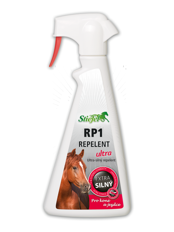 Repelent RP1 Ultra - Ultrasilný sprej pro koně a jezdce, láhev s rozprašovačem 5