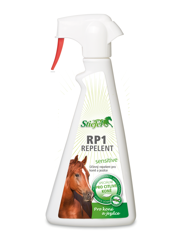 Repelent RP1 Sensitive - Sprej bez alkoholu pro koně s citlivou kůží