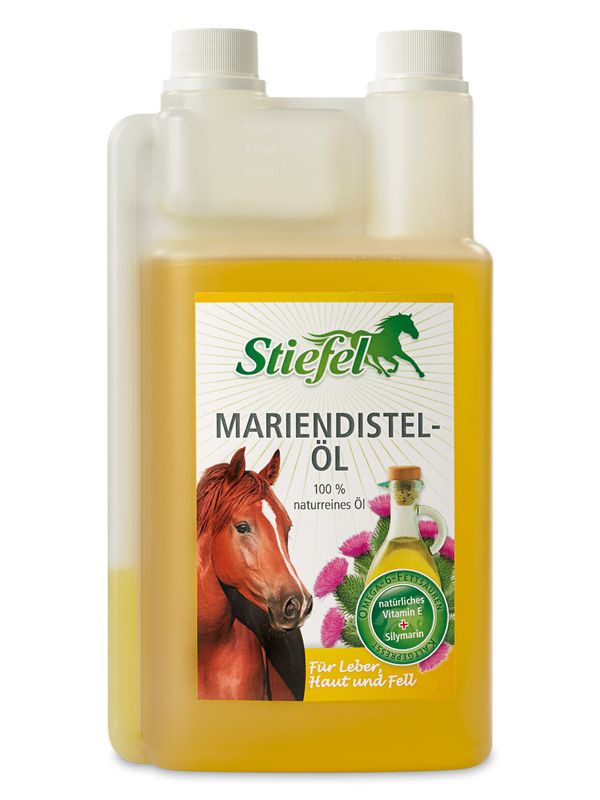 Olej z ostropestřce mariánského (Láhev s dávkovačem, 1 l)