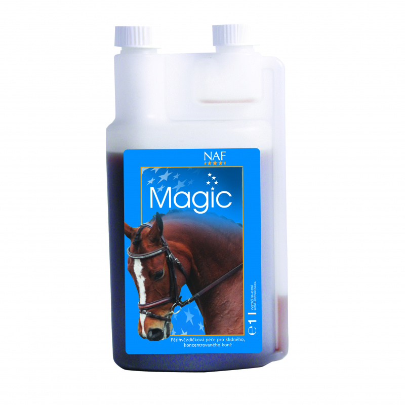 Magic liquid, tekutý přípravek na zklidnění a koncentraci, láhev s dávkovačem 10