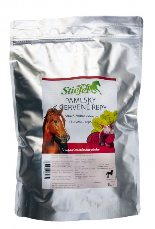 Bezobilné pamlsky z červené řepy (Sáček, 1 kg)