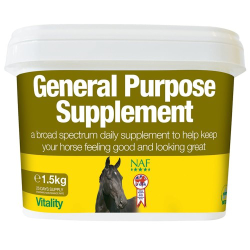General Supplement, kompletní vitamínovo-minerální krmný doplněk pro koně, kyblí