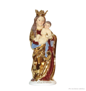 Panna Maria z Clervaux (porcelánová socha) 26,5 cm