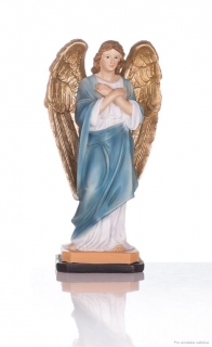 Anděl stojící, modrý (10cm)