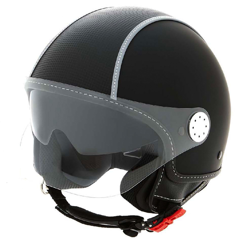 HELMA PIAGGIO COPTER CARBON SKIN ČERNÁ