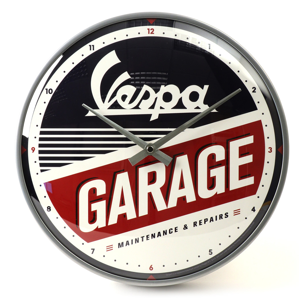 NÁSTĚNNÉ HODINY VESPA GARAGE