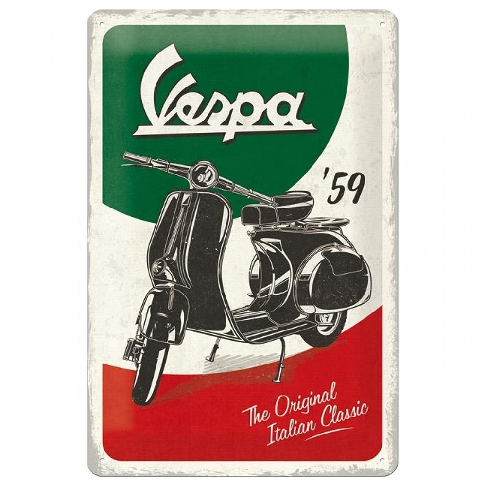 PLECHOVÁ CEDULE VESPA 59