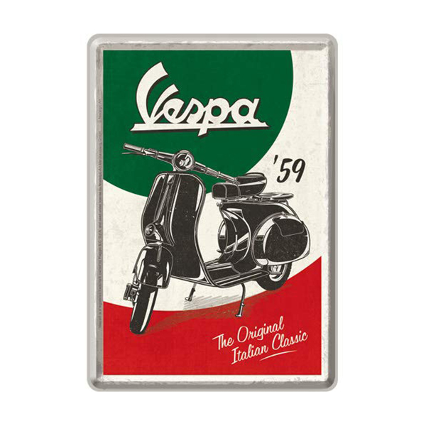 PLECHOVÁ POHLEDNICE VESPA 59