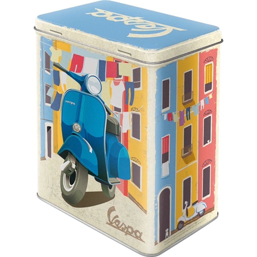PLECHOVÁ DÓZA VELKÁ VESPA