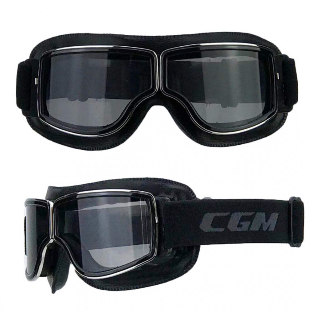 MOTOBRÝLE CGM CALIFORNIA ČERNÉ KOUŘOVÉ