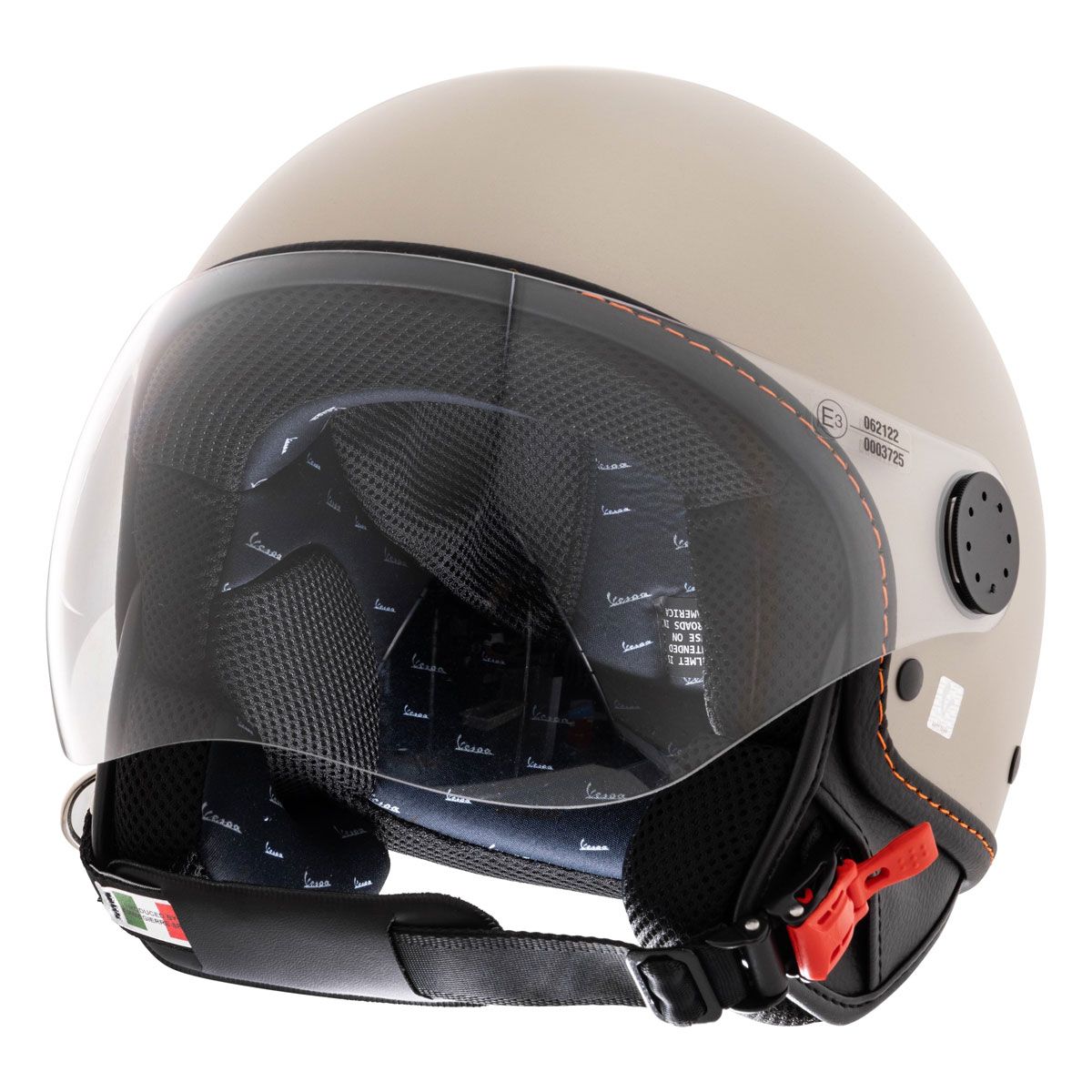 PŘILBA VESPA VISOR 4.0  MATNÁ BÉŽOVÁ