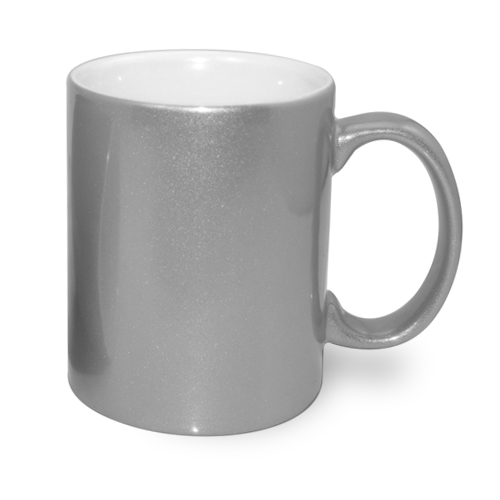 Hrnek Metalic 330 ml stříbrný