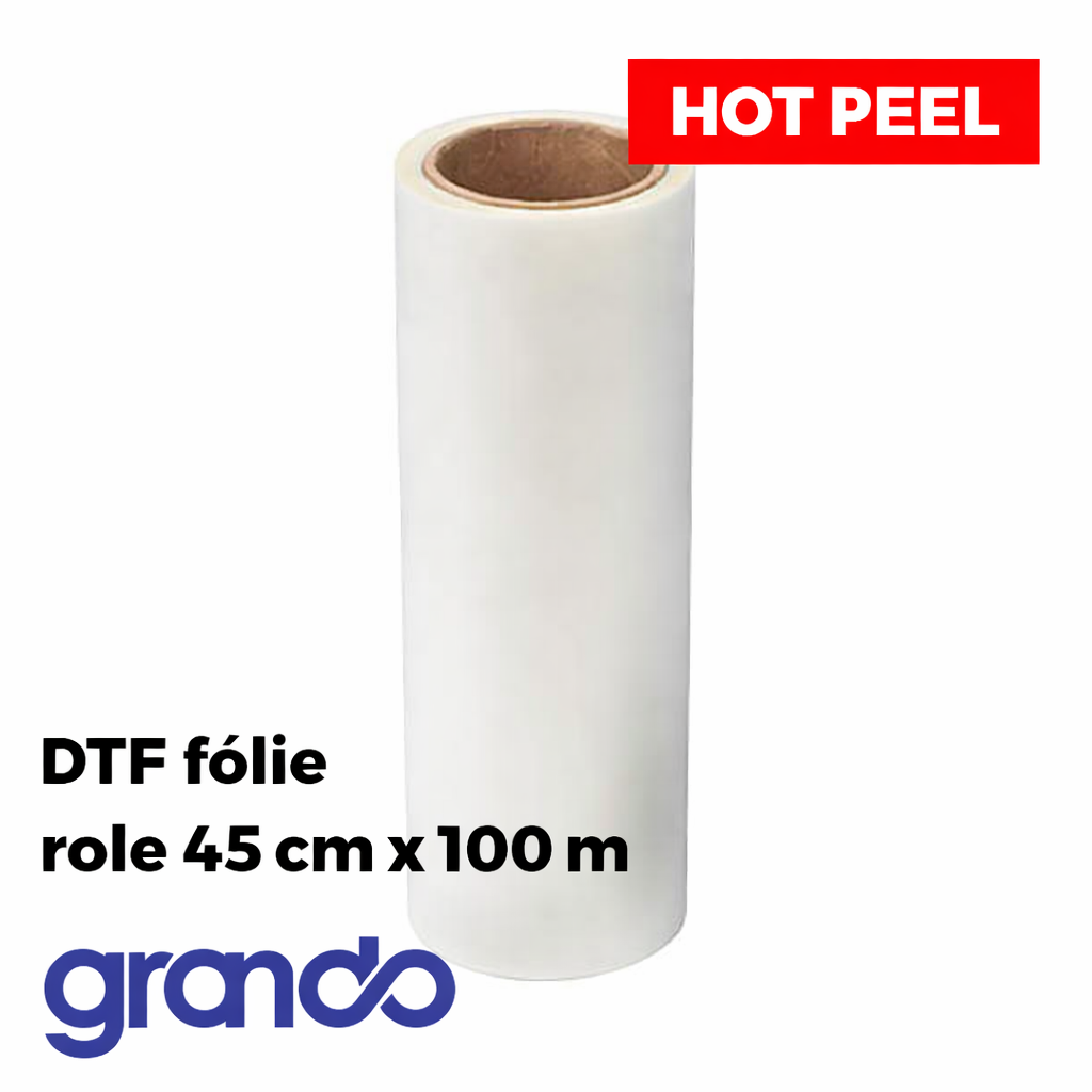 DTF fólie v roli 45 cm x 100 m (HOT peel)