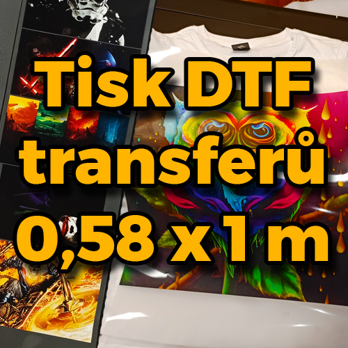 Tisk DTF transferů
