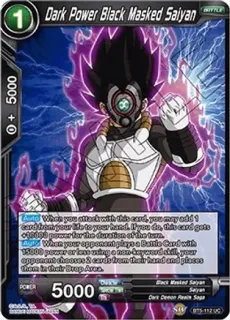 Dark Power Black Masked Saiyan (C)/ Dragon Ball Super -  Miraculous Revival