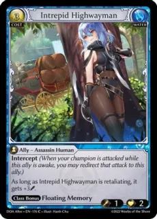 Intrepid Highwayman / Grand Archive / Dawn of Ashes Alter Edition