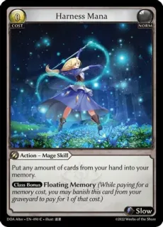 Harness Mana / Grand Archive / Dawn of Ashes Alter Edition