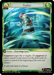 Zephyr / Grand Archive / Dawn of Ashes Alter Edition