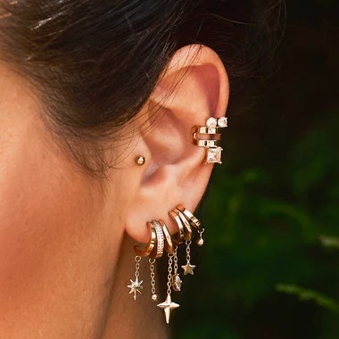 Earcuff ZAG SLK26514-01WHT