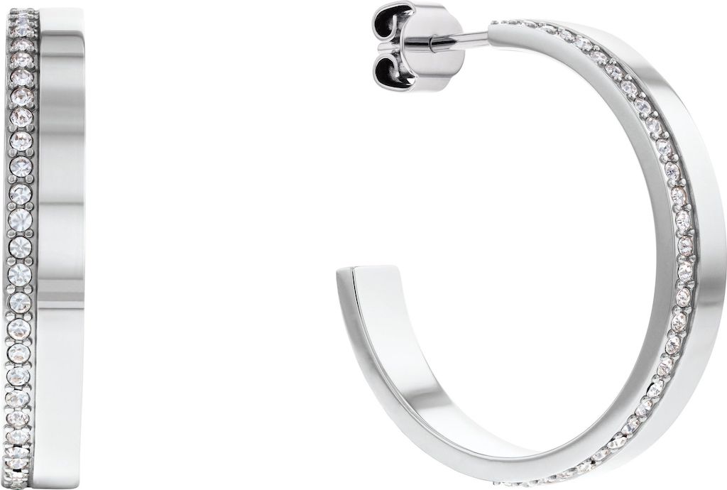 Kruhové náušnice Calvin Klein 35000163