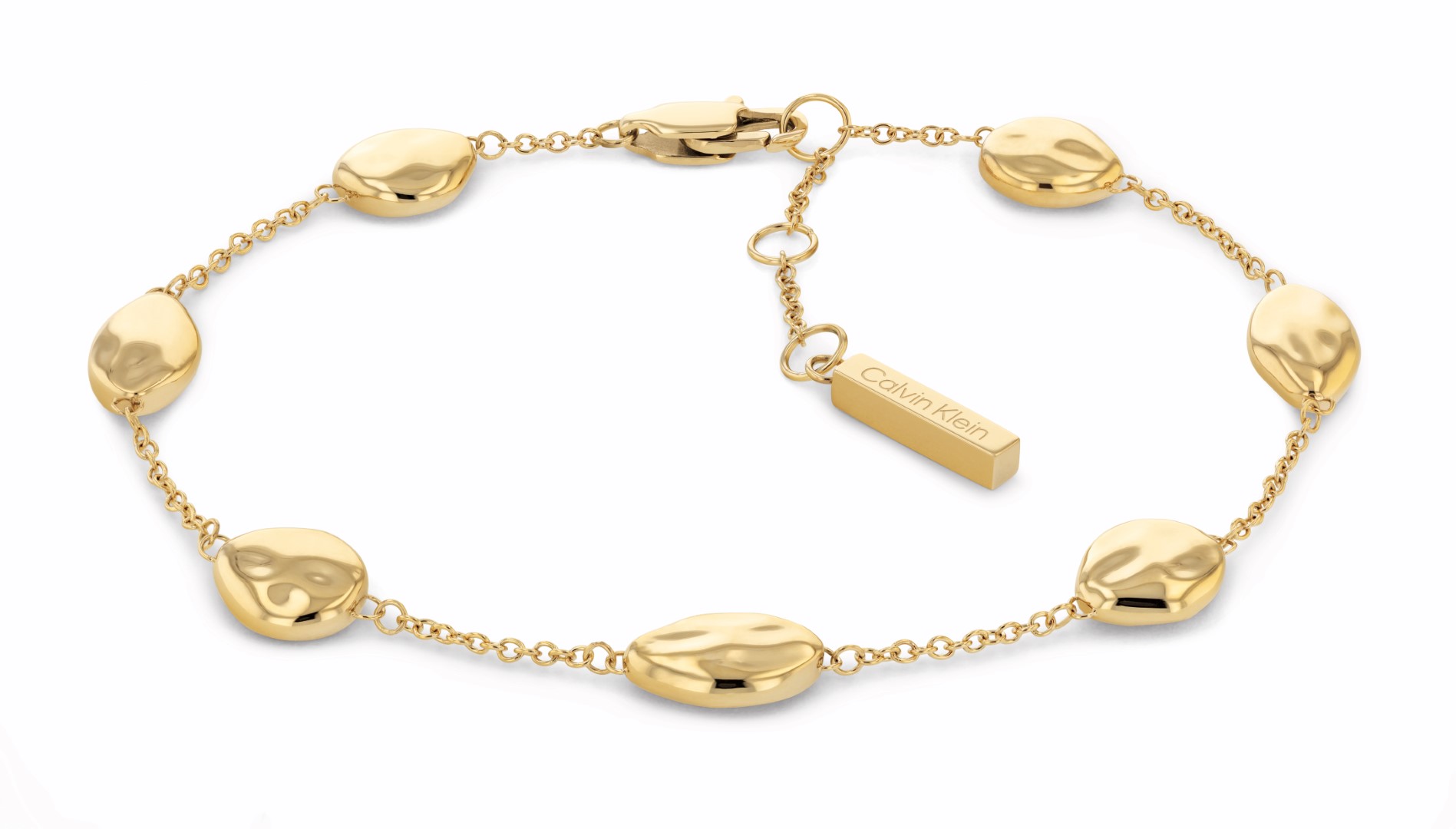 Módní pozlacený náramek Calvin Klein 35000128
