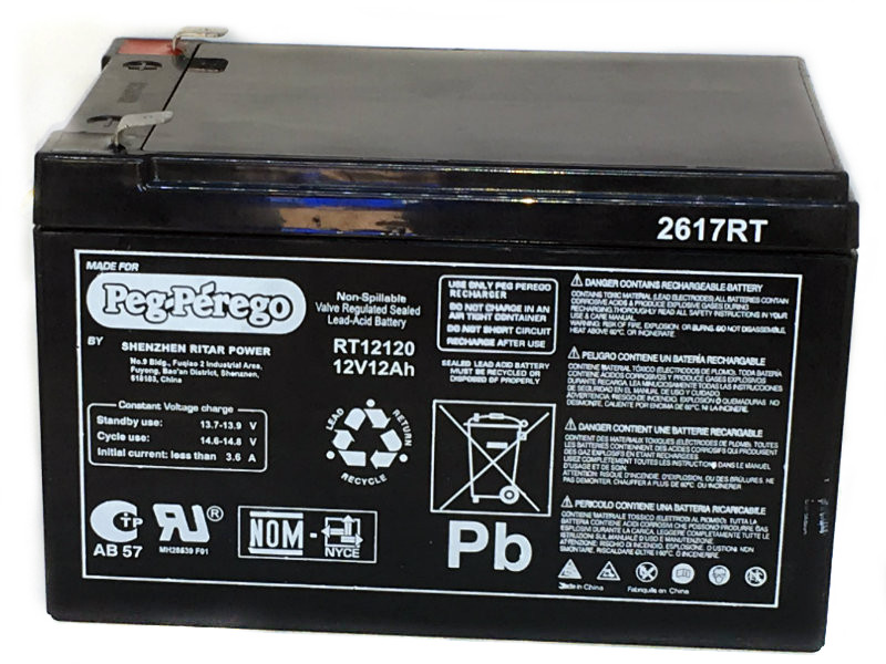 12V/12Ah Peg-Pérego článek baterie