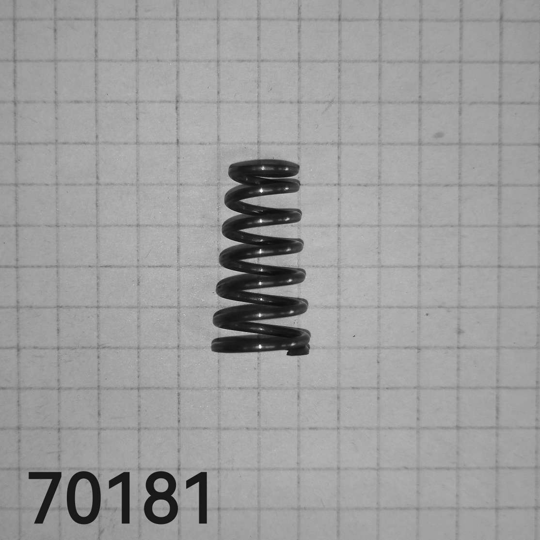 Pružina tlačná kuželová 1,25x8,4/11,8x22,5x7,5
