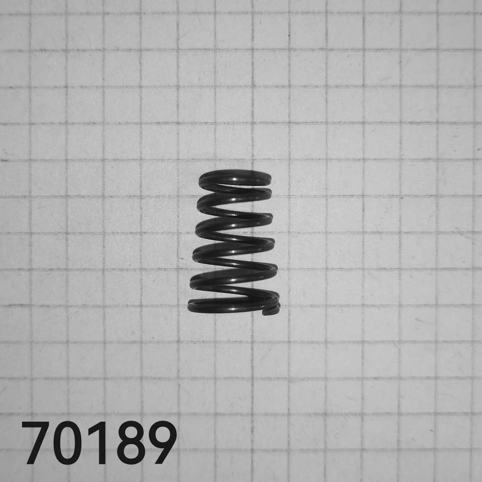 Pružina tlačná kuželová 1,00x9,5/12x17,5x6,5