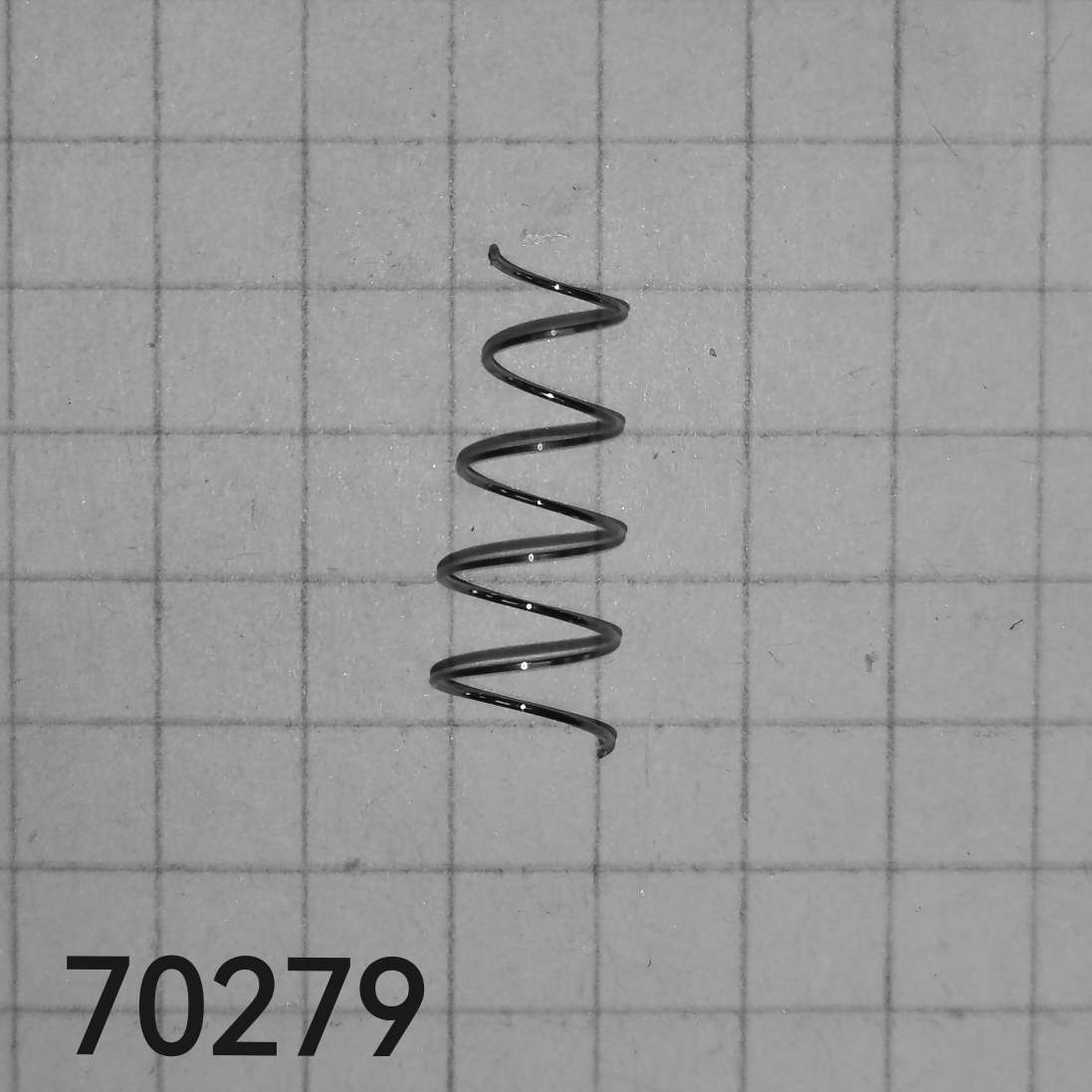 Pružina tlačná kuželová 0,35x5/6,5x15x4,5
