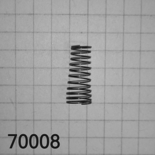 Pružina tlačná kuželová 0,315x5,315/7,315x14,4x12