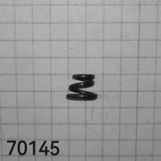 Pružina tlačná kuželová 1,12x6,3/9x7x3