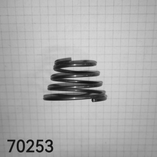 Pružina tlačná kuželová 2x25/37x25x5