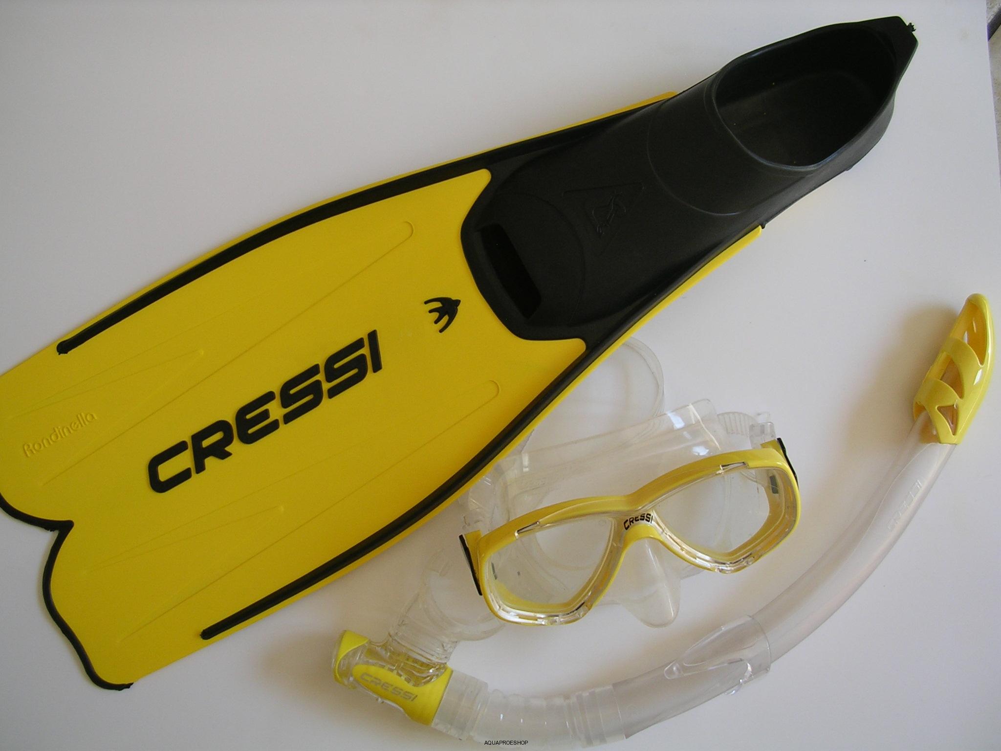 Cressi SET Rondinella YELLOW