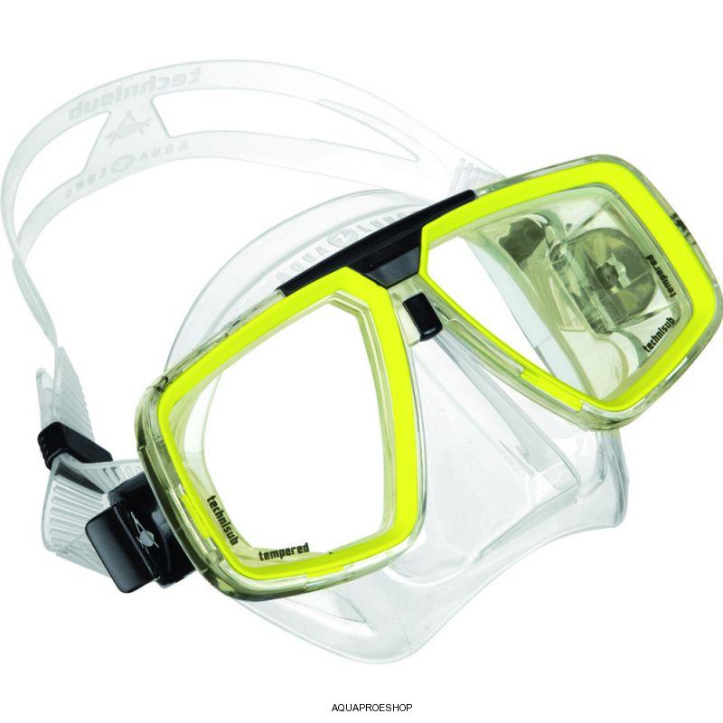 AQUALUNG maska Look žlutá Lime