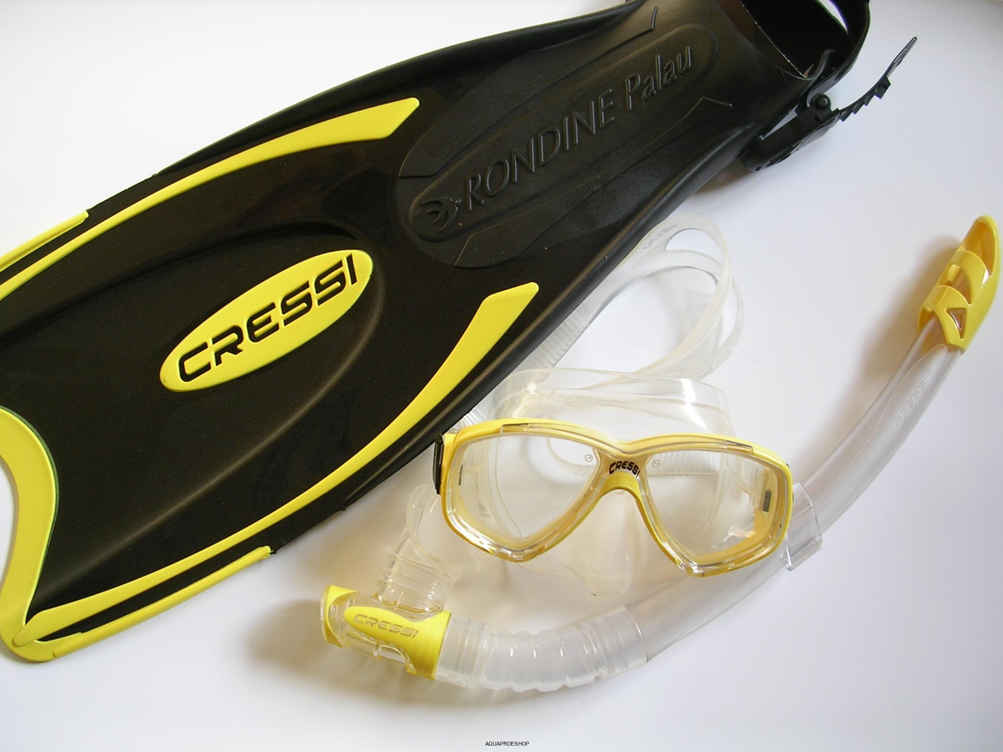 Cressi SET PALAU Yellow KID