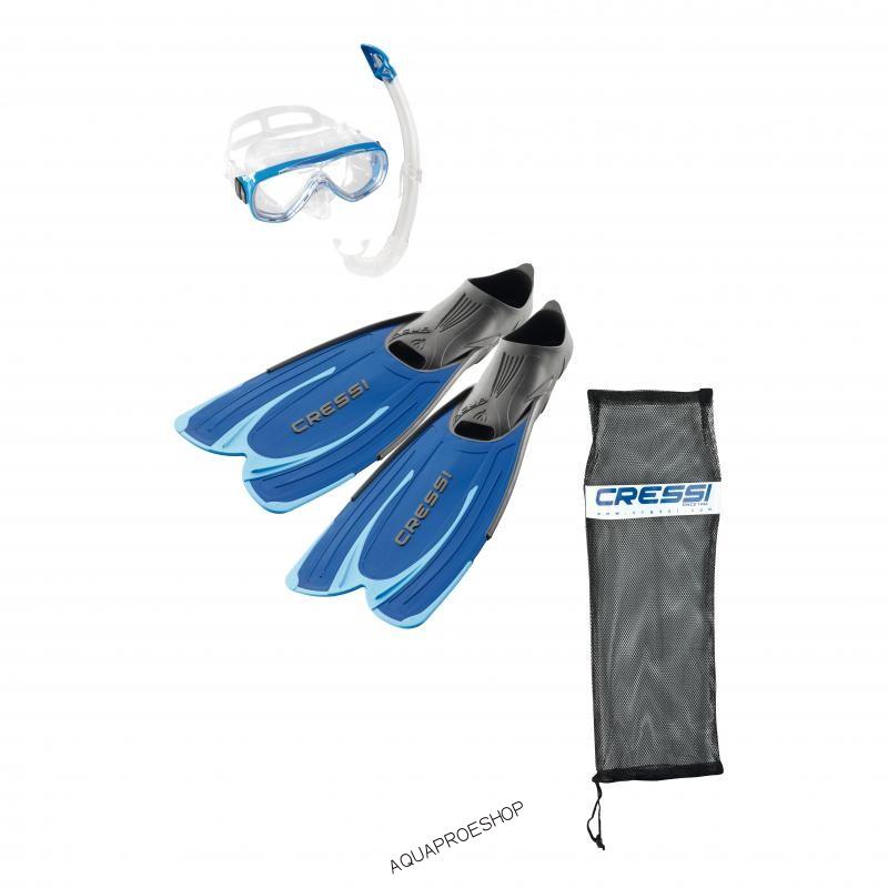Cressi SET AGUA BAG BLUE