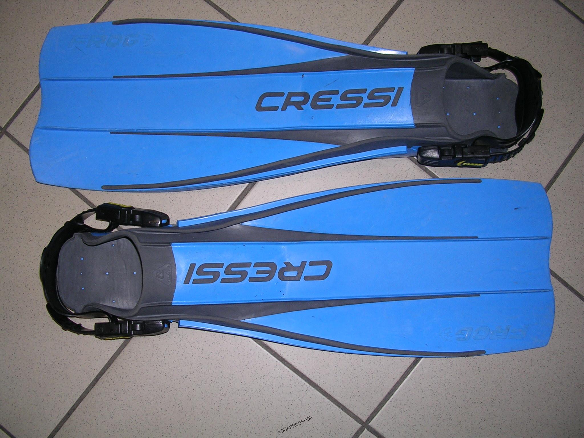 Cressi ploutve FROG modré vel. M/L