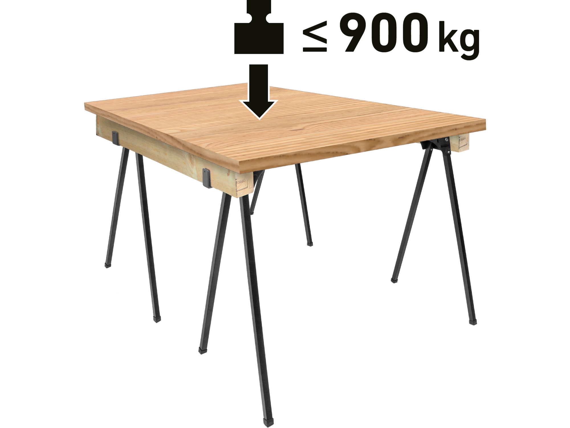 Skládací stavební koza - nosnost 450 kg