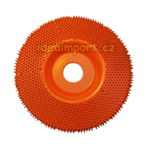 BODLINOVÁ RAŠPLE ŠIKMÁ OBLÁ bez otvorů - pr.125mm EXTRA HRUBÁ