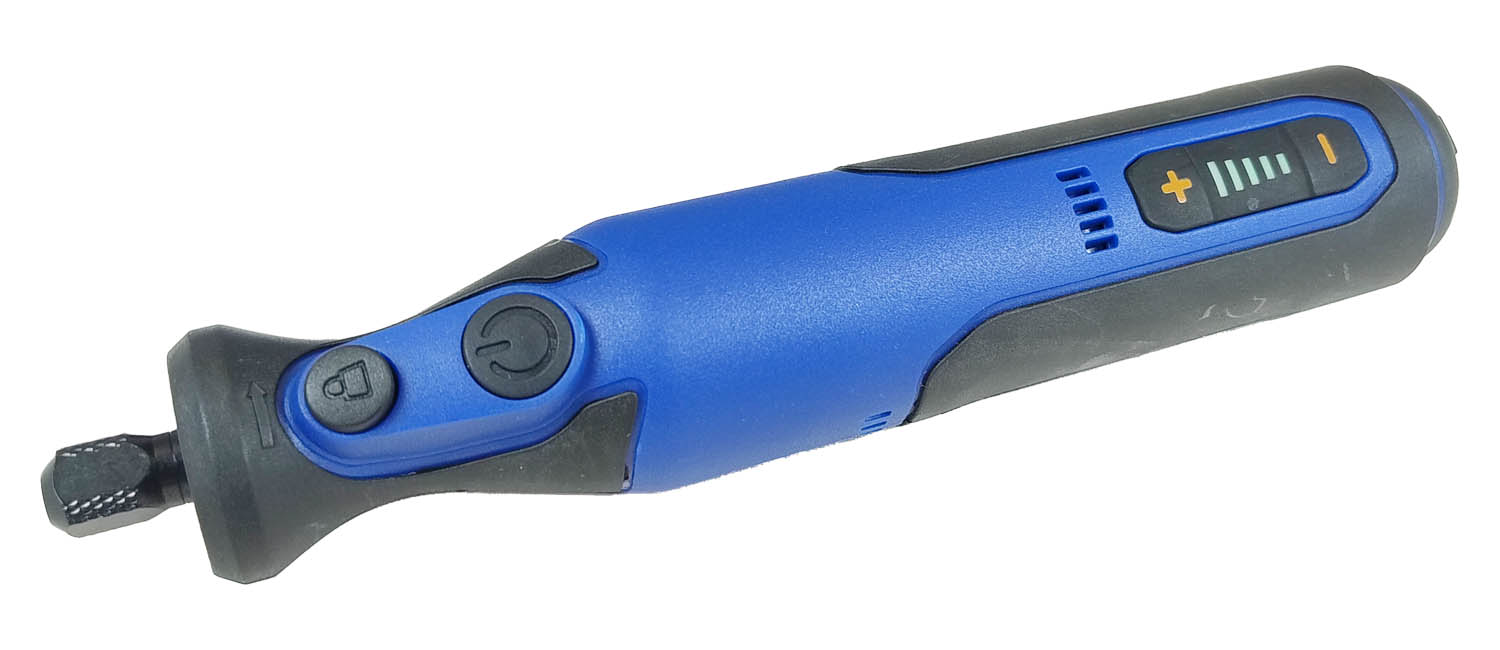 AKU mini bruska -7,2V Li-ion, 900mAh + 32 dílů