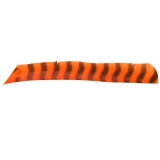 Krocaní letka pravá (RW) - plná délka - oranžová/pruhovaná