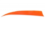 Krocaní letka - pravá (RW) - délka 5" - oranžová