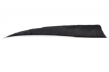 Krocaní letka pravá (RW) - délka 4" - černá