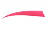 Krocaní letka pravá (RW) - délka 4" - zářivě růžová