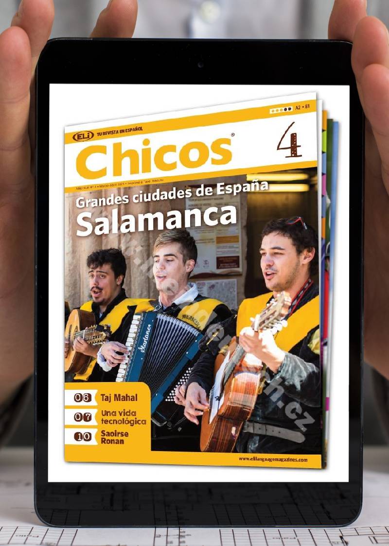 Tisknutelný PDF časopis pro výuku španělštiny Chicos A2 - B1, 2023-24