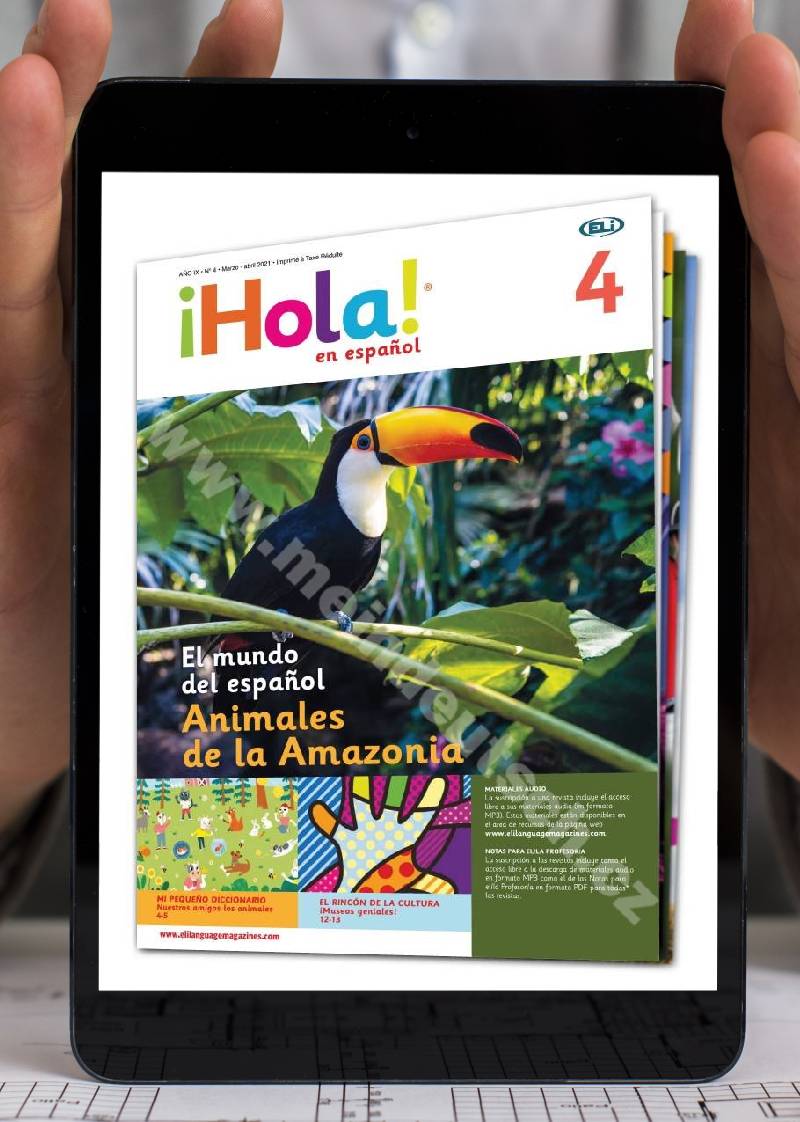 PDF časopis pro výuku španělštiny &#161;Hola! en espa&#241;ol A0, předplatné 2023-24