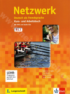 Netzwerk B1.1 - kombinovaná učebnice němčiny a prac. sešit vč. 2 audio-CD a DVD