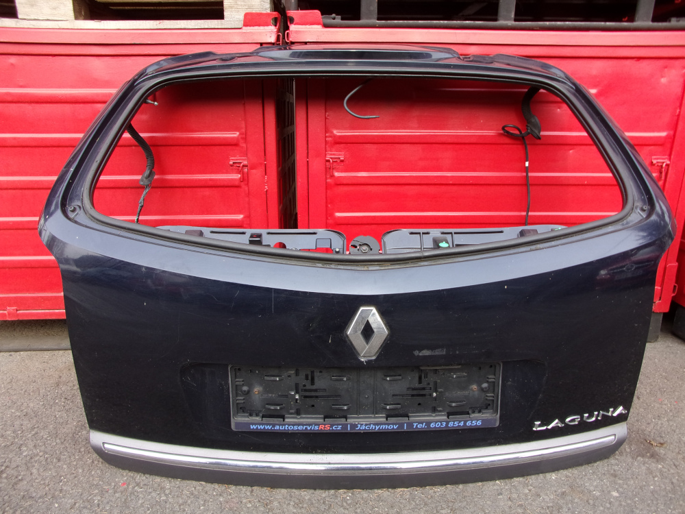 Víko kufru Renault Laguna II Grandtour, verze s výklopným sklem, bez skla