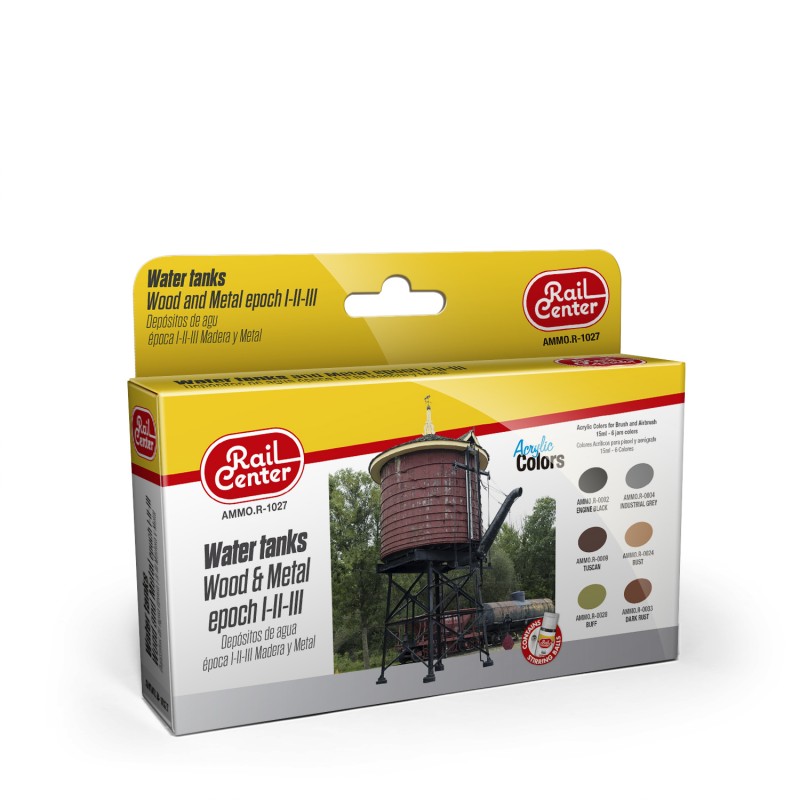 Rail Center - Water tanks Wood & Metal epoch I-II-III